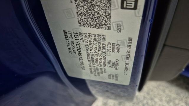 2026 Chevrolet Corvette Stingray 3LT