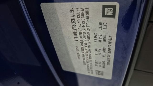 2018 Chevrolet Corvette Stingray Z51 1LT