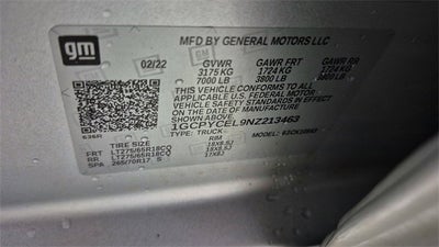 2022 Chevrolet Silverado 1500 LTD Custom Trail Boss