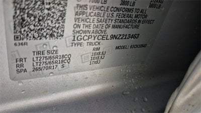 2022 Chevrolet Silverado 1500 LTD Custom Trail Boss