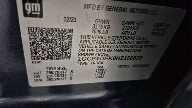 2022 Chevrolet Silverado 1500 LTD LT