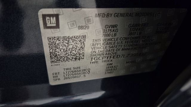 2020 Chevrolet Silverado 1500 LT Trail Boss