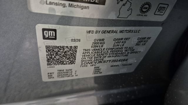 2026 Chevrolet Traverse Z71