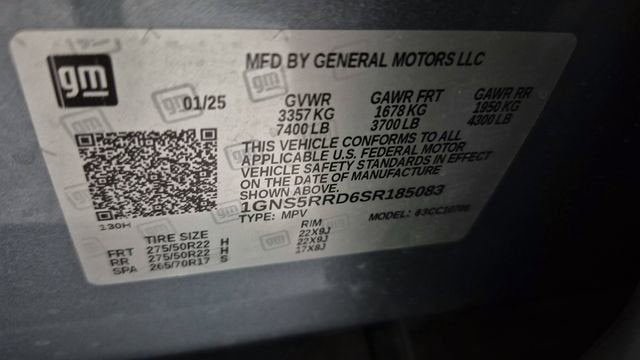 2025 Chevrolet Tahoe RST