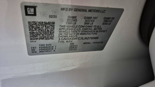 2020 Chevrolet Tahoe LT