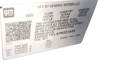 2023 Chevrolet Tahoe High Country