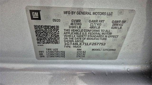 2020 GMC Sierra 2500 HD Sierra