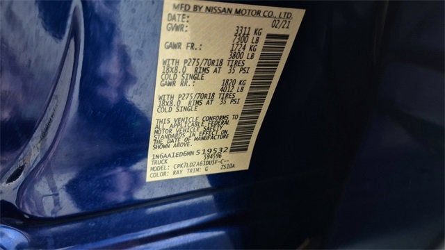 2021 Nissan TITAN Crew Cab PRO-4X 4x4