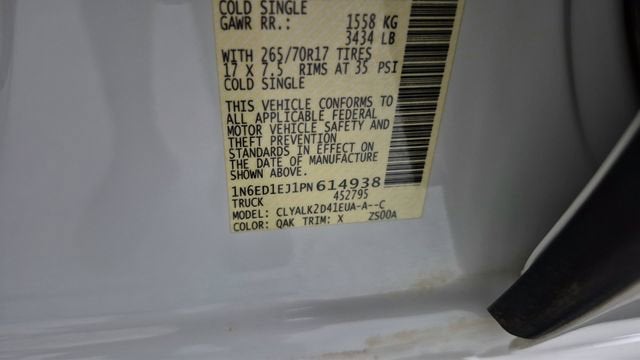 2023 Nissan Frontier Crew Cab PRO-X 4x2