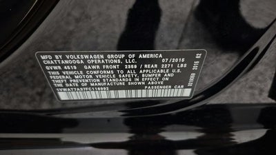 2015 Volkswagen Passat 1.8T S