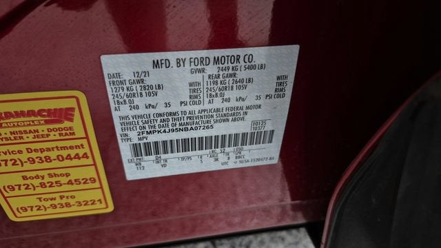 2022 Ford Edge SEL