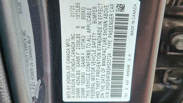 2026 Honda Civic Hybrid Sport Touring