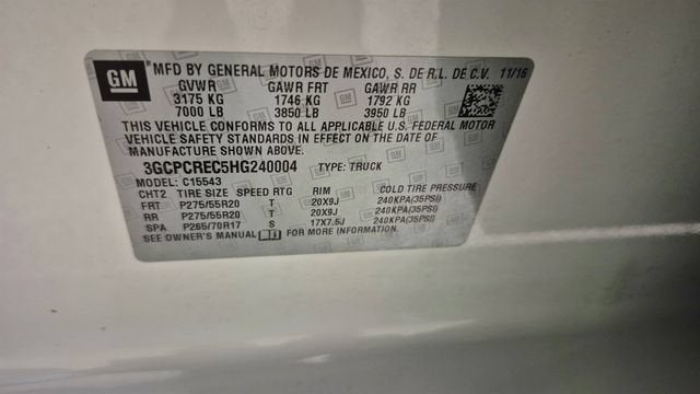 2017 Chevrolet Silverado 1500 LT