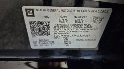 2021 Chevrolet Silverado 1500 LT Trail Boss