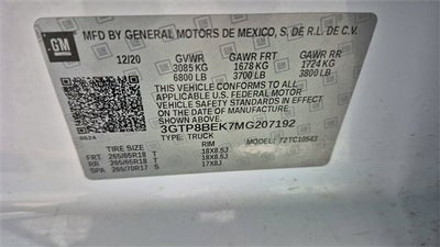 2021 GMC Sierra 1500 SLE