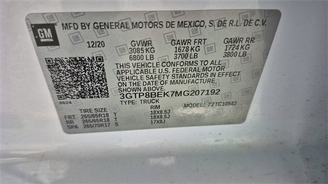 2021 GMC Sierra 1500 SLE