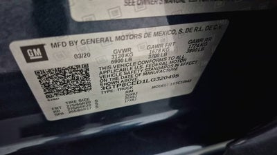 2020 GMC Sierra 1500 Elevation