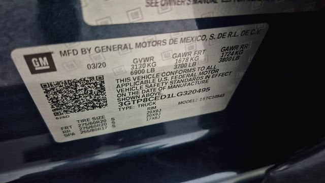 2020 GMC Sierra 1500 Elevation