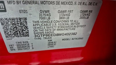 2021 GMC Sierra 1500 AT4