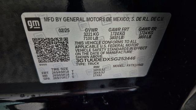 2025 GMC Sierra 1500 SLT