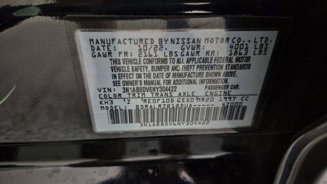 2022 Nissan Sentra SR Xtronic CVT