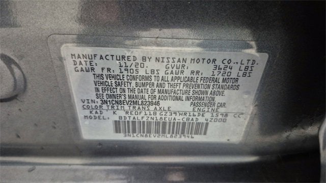 2021 Nissan Versa SV