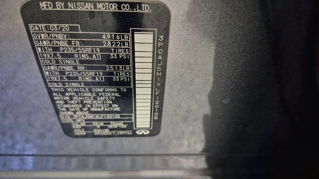 2020 INFINITI QX50 ESSENTIAL