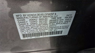 2022 Acura MDX Standard