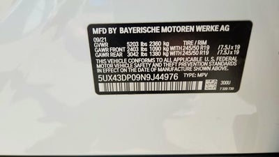 2022 BMW X3 sDrive30i