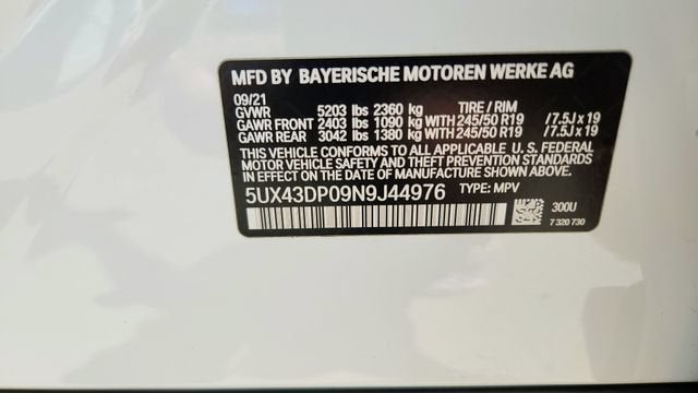 2022 BMW X3 sDrive30i