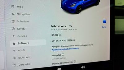 2020 Tesla Model 3 Standard Range Rear-Wheel Drive