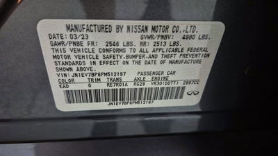 2023 INFINITI Q50 LUXE