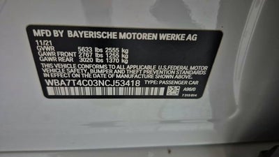 2022 BMW 740 i xDrive